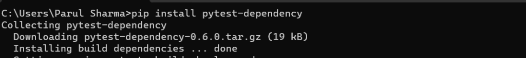 image of dependent tests