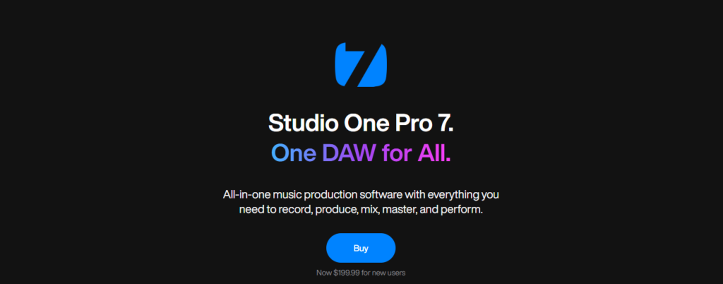 Studio One Pro 7 tool image